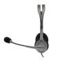 Logitech H111 Auriculares Estereo con Microfono - Microfono Giratorio - Diadema ajustable - Jack 3.5mm - Cable de 1.80m - Color Gris