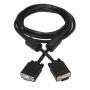 Aisens Cable SVGA con Ferrita - HDB15/Macho-HDB15/Hembra - 1.8m - Color Negro