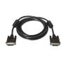 Aisens Cable DVI Single Link 18+1 con Ferrita - DVI-D Macho a DVI-D Macho - 1.8m - (1920x1200) - Color Negro