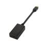 Aisens Conversor Mini DP a HDMI - mDP/M-HDMI A Hembra - 15cm - Color Negro