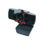 Conceptronic Amdis Webcam Full HD 1080p USB 2.0 - Microfono Integrado - Enfoque Fijo - Angulo de Vision 65º - Cable de 1.50m - Color Negro/Rojo