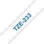 Brother TZe233 Cinta Laminada Generica de Etiquetas - Texto azul sobre fondo blanco - Ancho 12mm x 8 metros