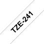 Brother TZe241 Cinta Laminada Generica de Etiquetas - Texto negro sobre fondo blanco - Ancho 18mm x 8 metros