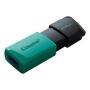 Kingston DataTraveler Exodia M Memoria USB 256GB - USB 3.2 Gen 1 - Capuchon Movil - Enganche para Llavero - Color Negro/Turquesa (Pendrive)